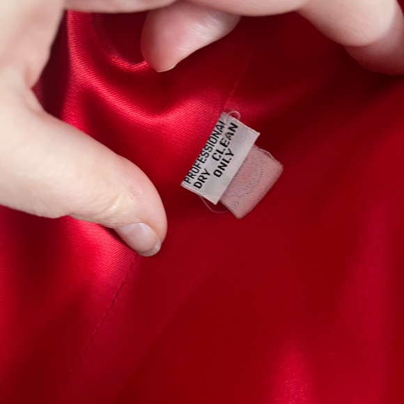 Vintage red pure wool coat union made - Picture 7 of 12